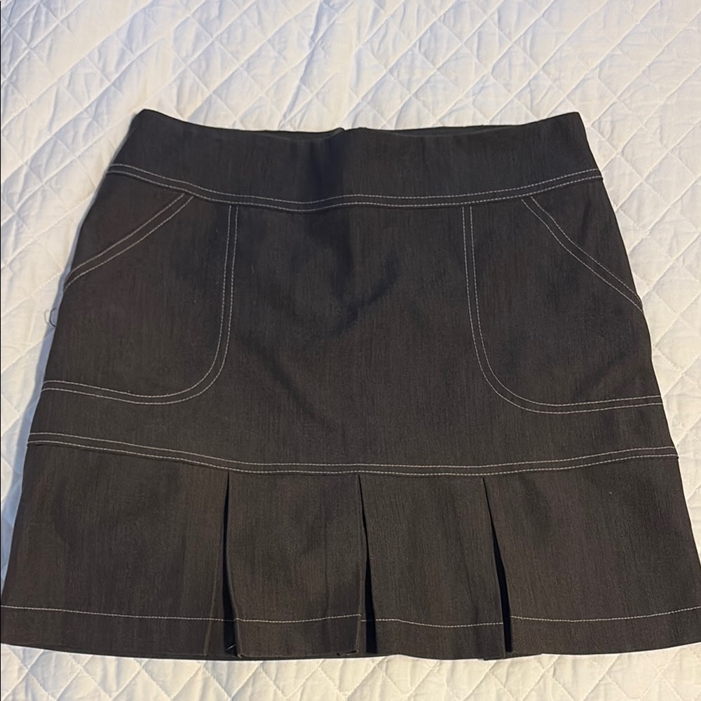 Dexim Golfwear Gray Pleated Skirt